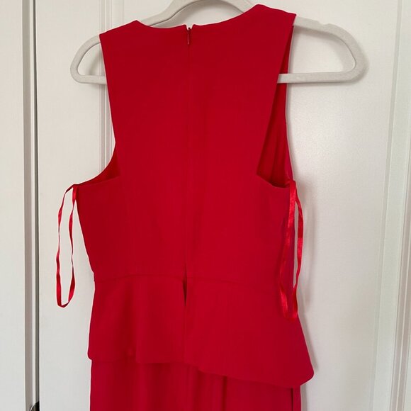 Red Peplum Jumpsuit from BCBG Cerys - Picture 3 of 6
